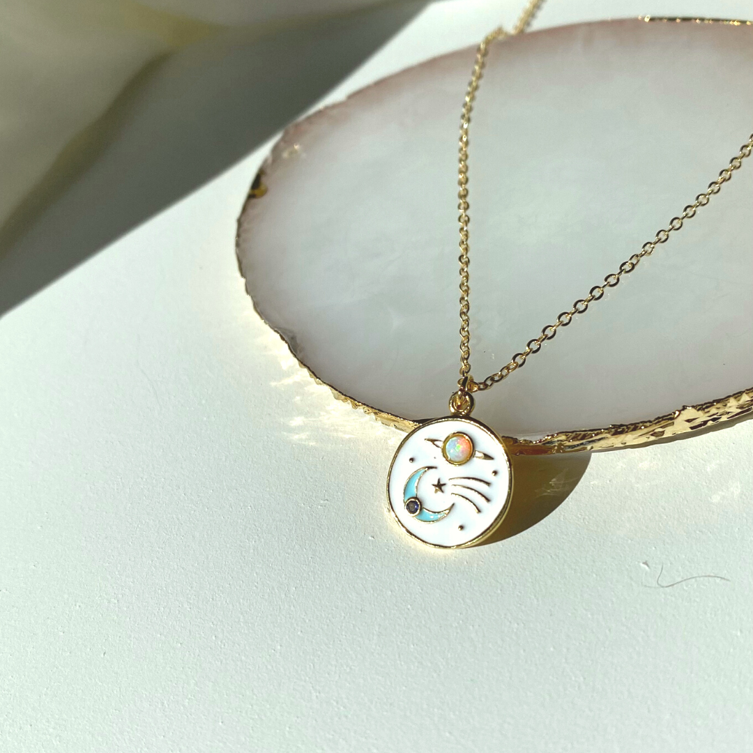 Just Like Clockwork Necklace